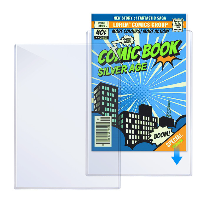 GuardHouse Silver Age Comic Book Sentry Holders – 7.56″ x 11″ x 5mm