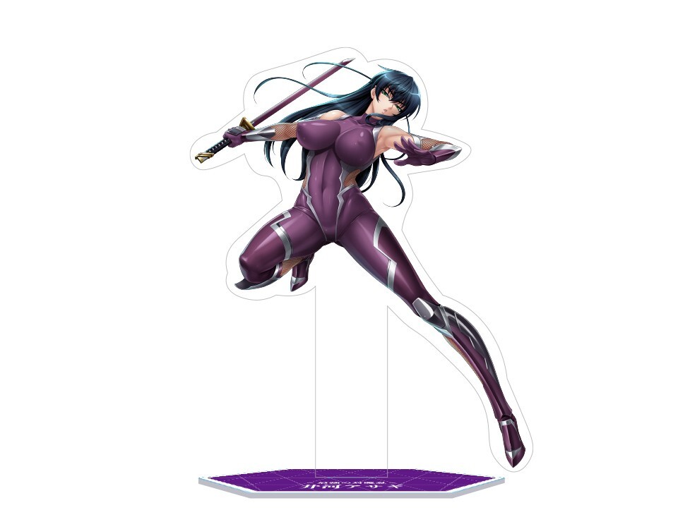 Taimanin RPG Lenticular 3D Big Acrylic Stand Asagi Igawa Comiket limited edition