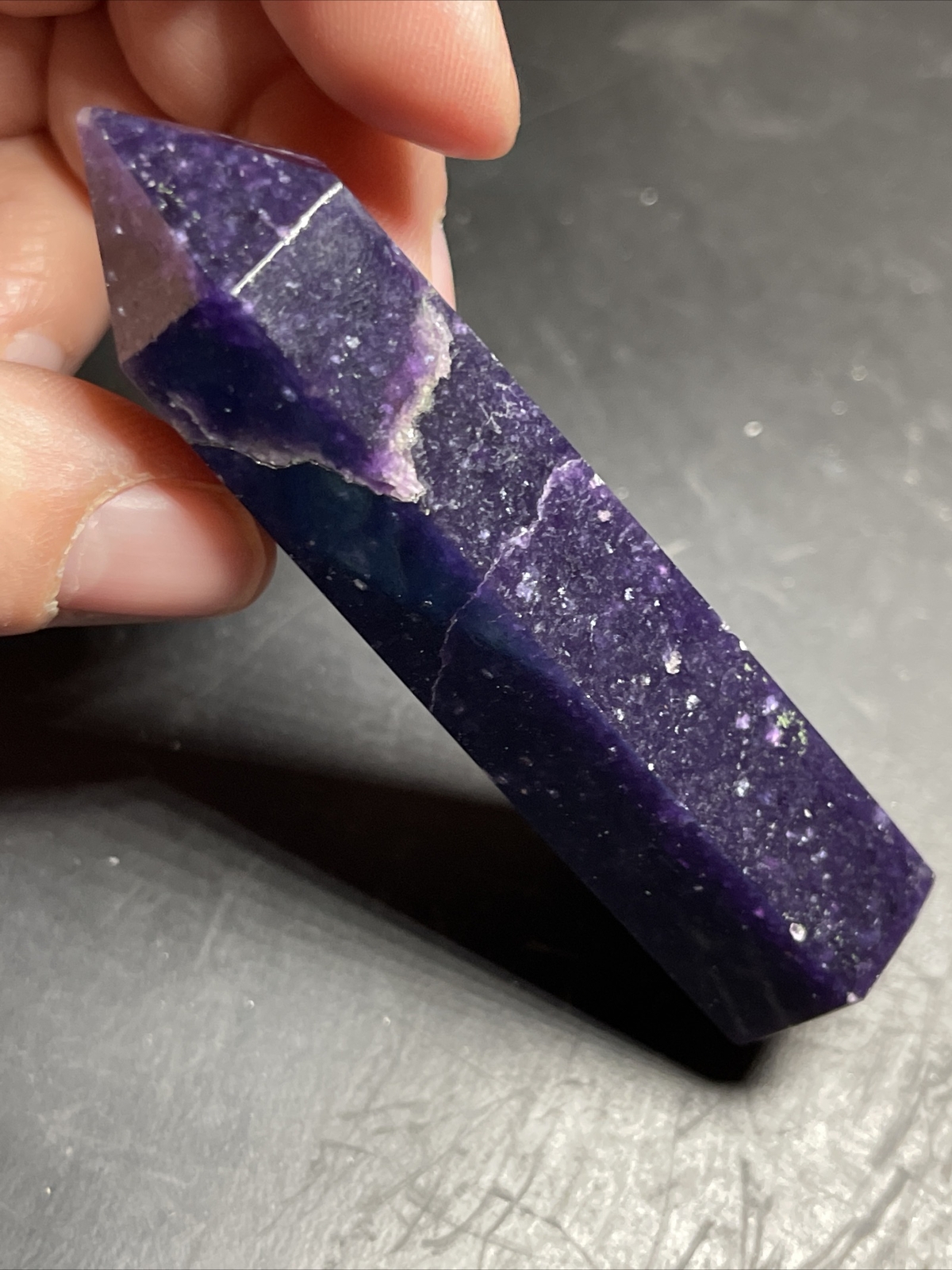 Lepidolite Tower Point 3.23in 73g
