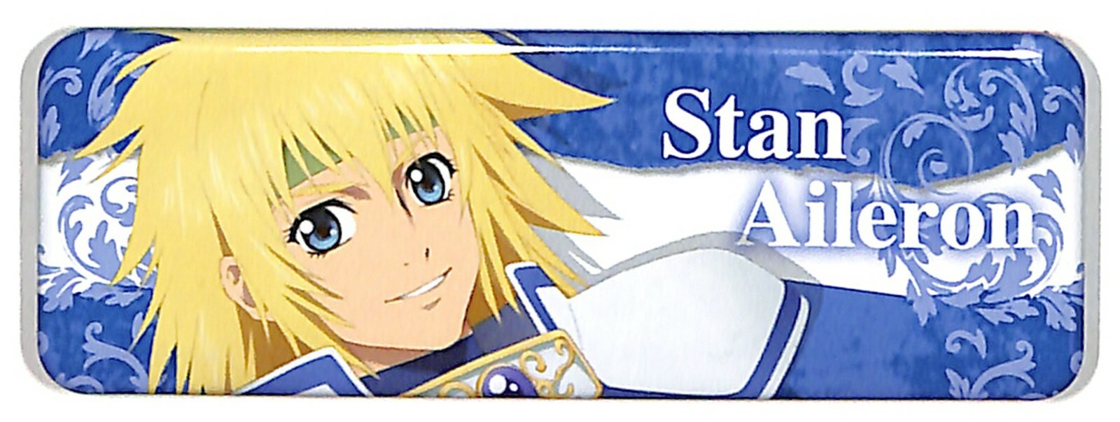 Tales of Destiny Pin Can Button Badge Long ensky Type 5 Stahn Aileron Stan