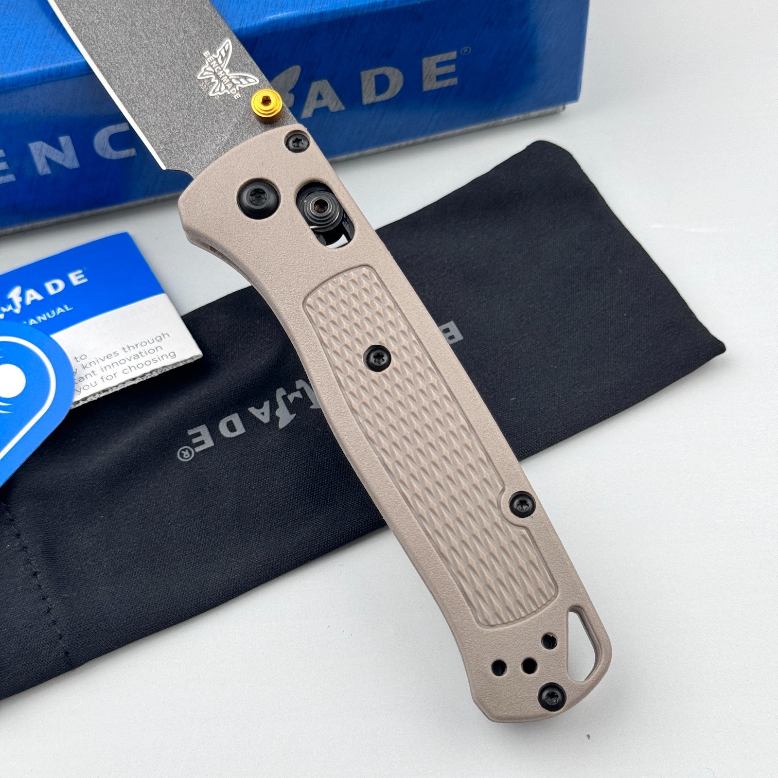 Benchmade Bugout 535GRY-1 CPM-S30V Gray Blade Ranger Green Grivory Folding Knife