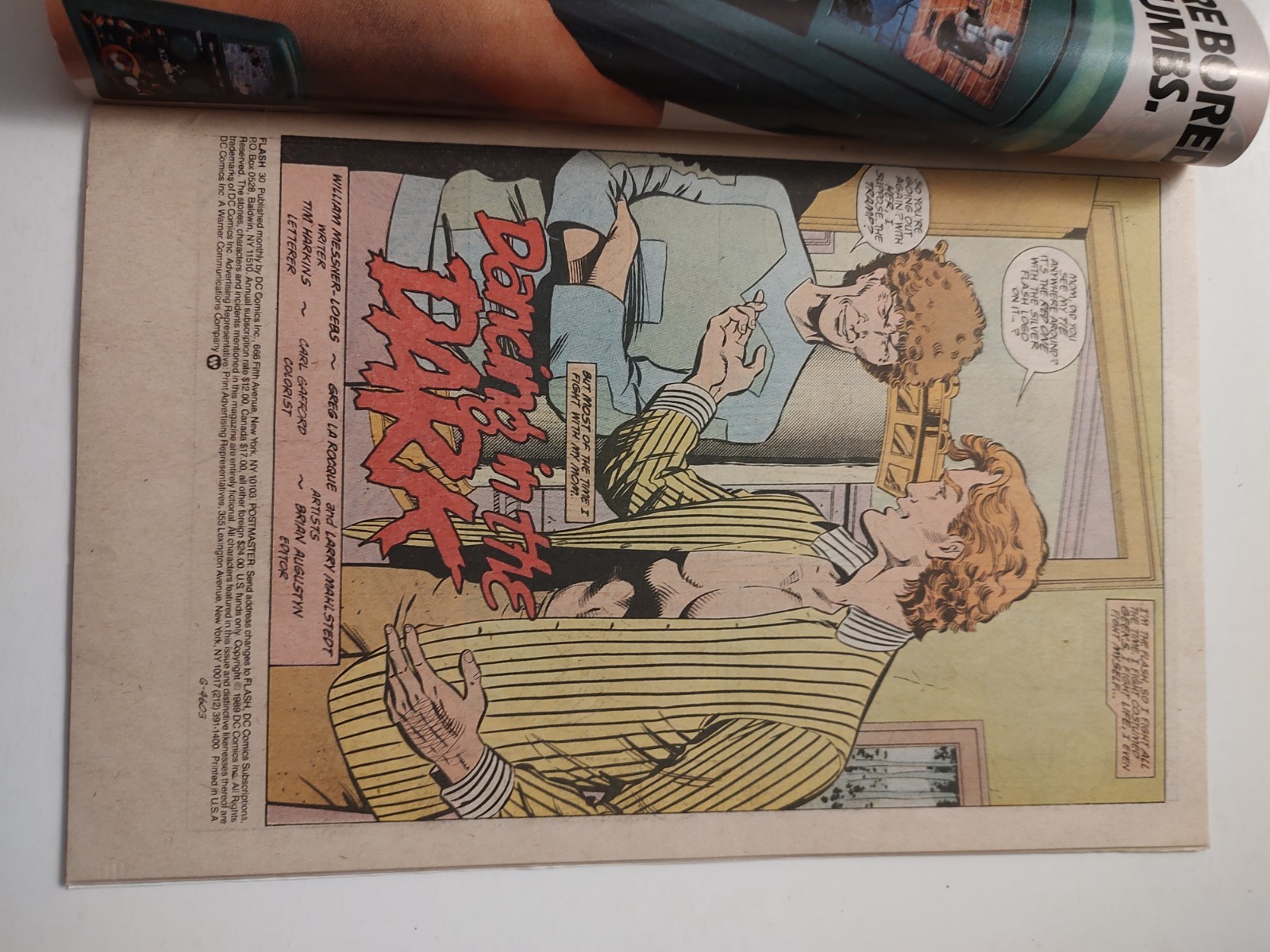 FLASH # 30 By William Messner-Loebs Cover Art by Greg LaRoque & Larry Mahlstedt
