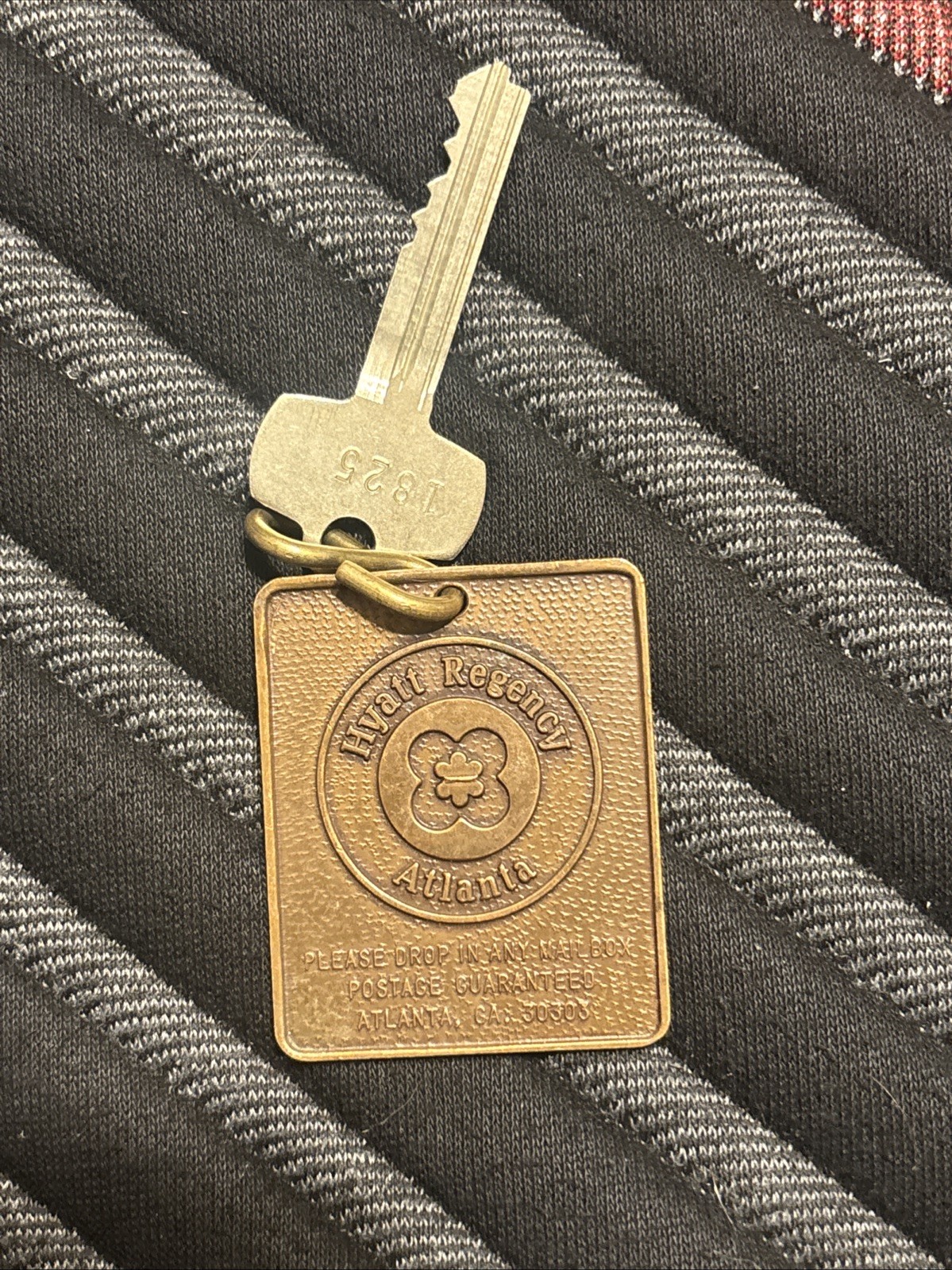 Vintage Hotel Motel Room Key Hyatt Regency Atlanta ￼