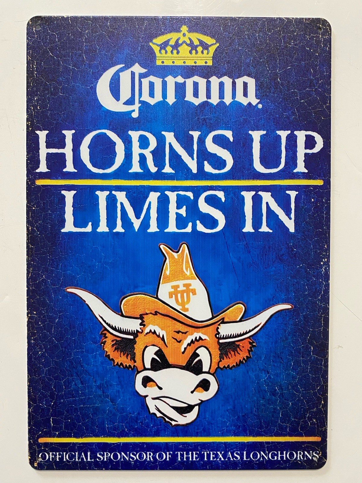 Corona Beer Texas Longhorns Sign – College Football – Horns Up