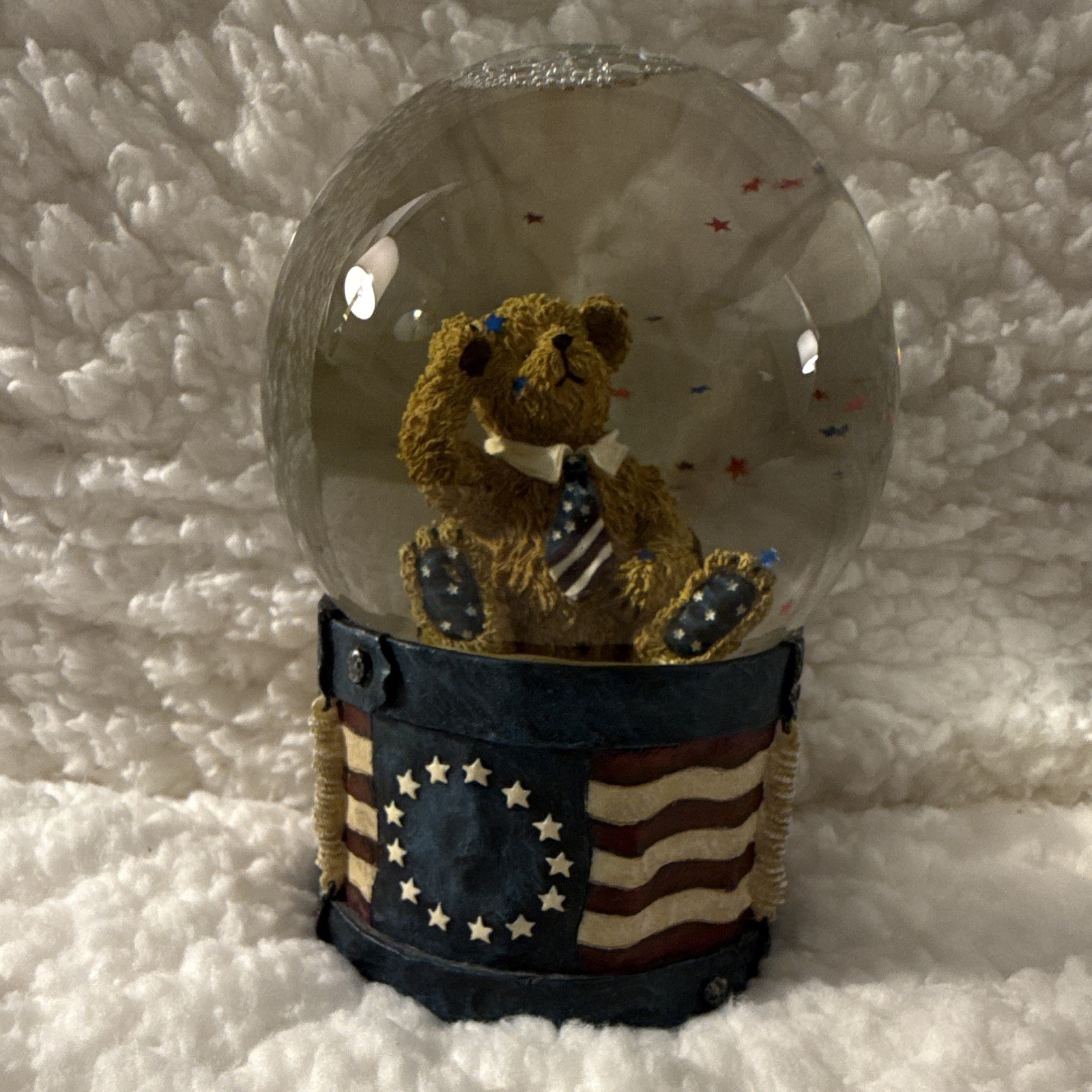 Boyds Bears The Boyd’s Collection Musical Patriotic Bear Waterball 6in 1999