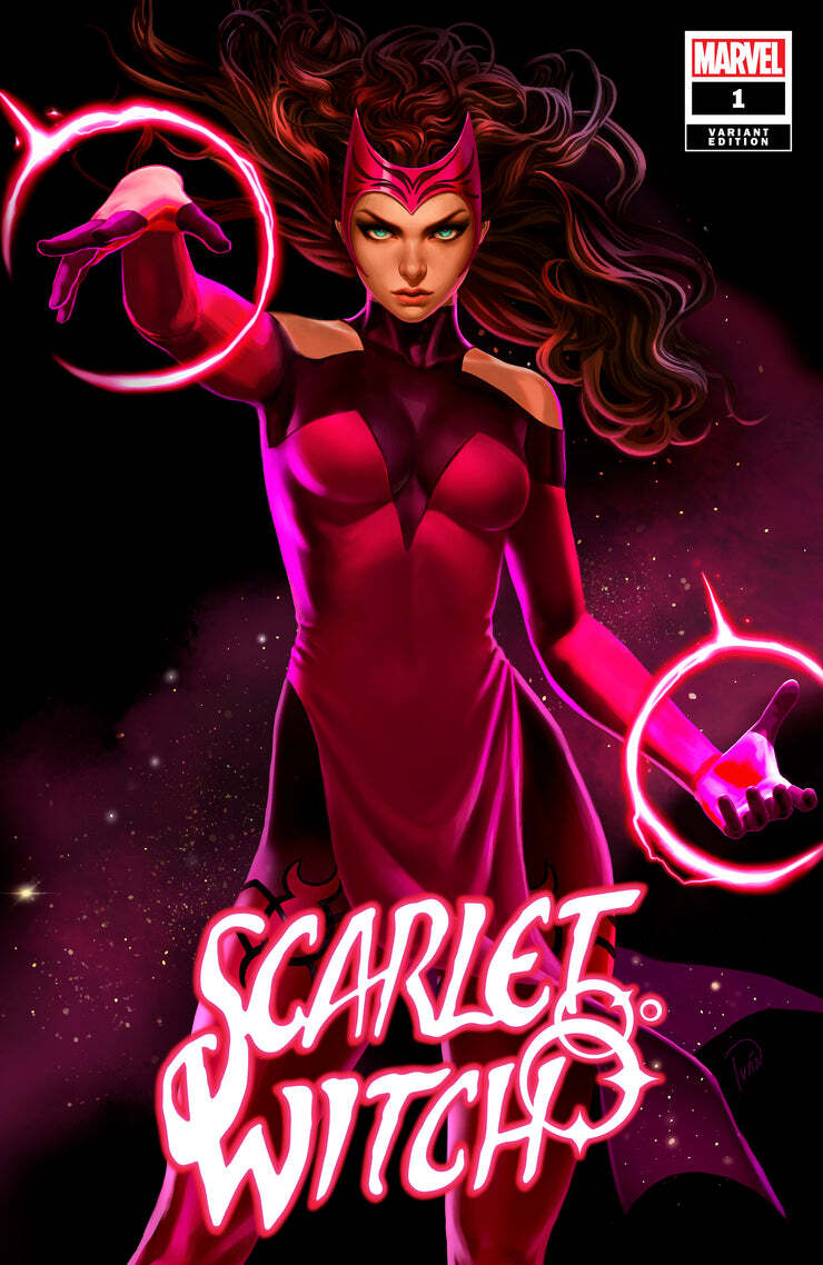 SCARLET WITCH #1 IVAN TALAVERA 616 TRADE DRESS VARIANT A LTD 3000 MARVEL X-MEN