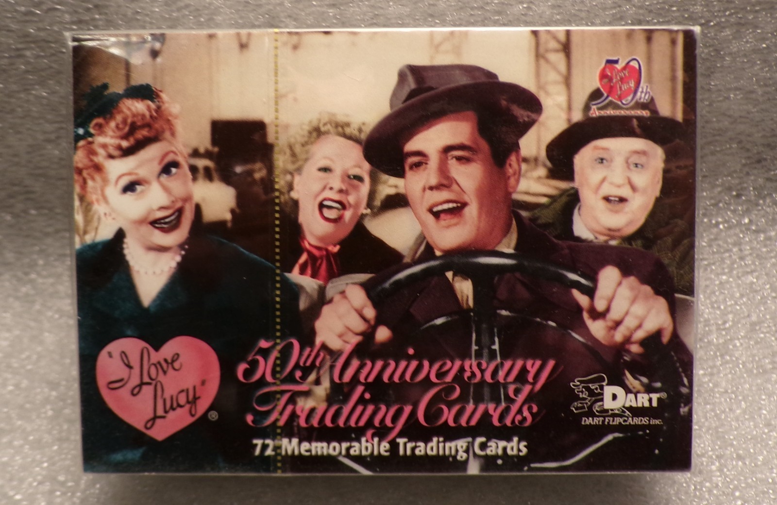 2001 DART I LOVE LUCY 50th ANNIVERSARY COMPLETE 72-CARD BASE SET