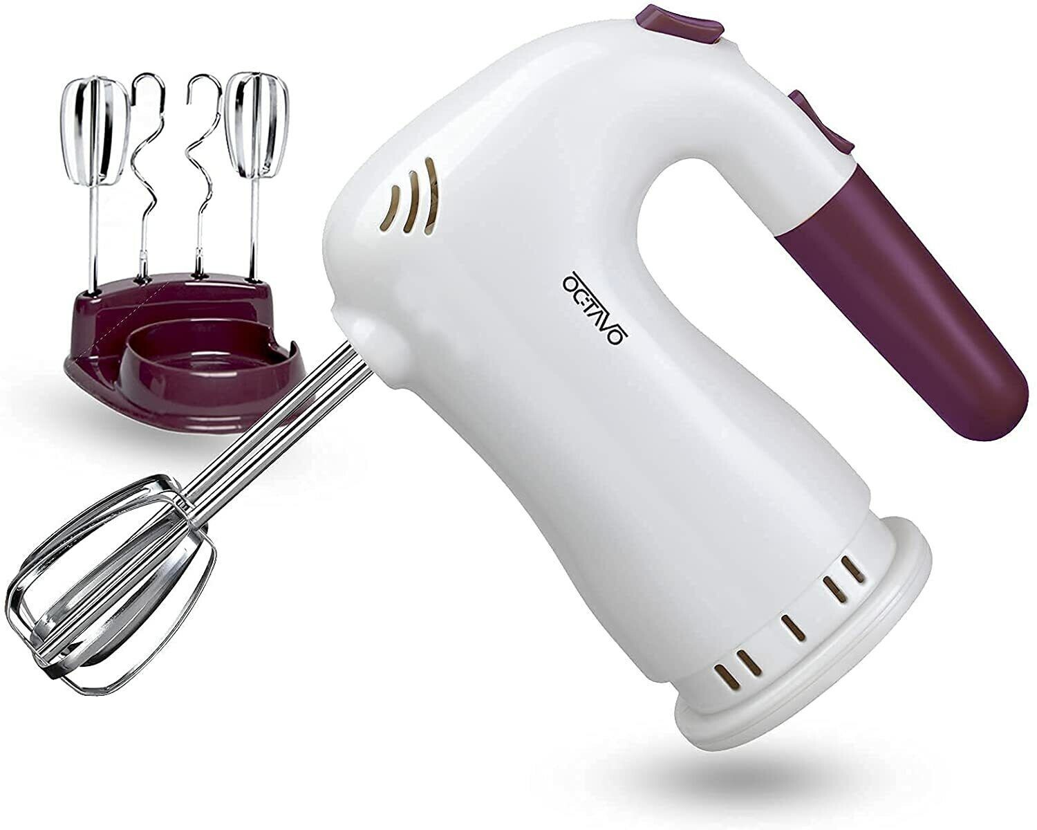 Octavo Handheld Electric Mixer With Easy Eject Button 120V