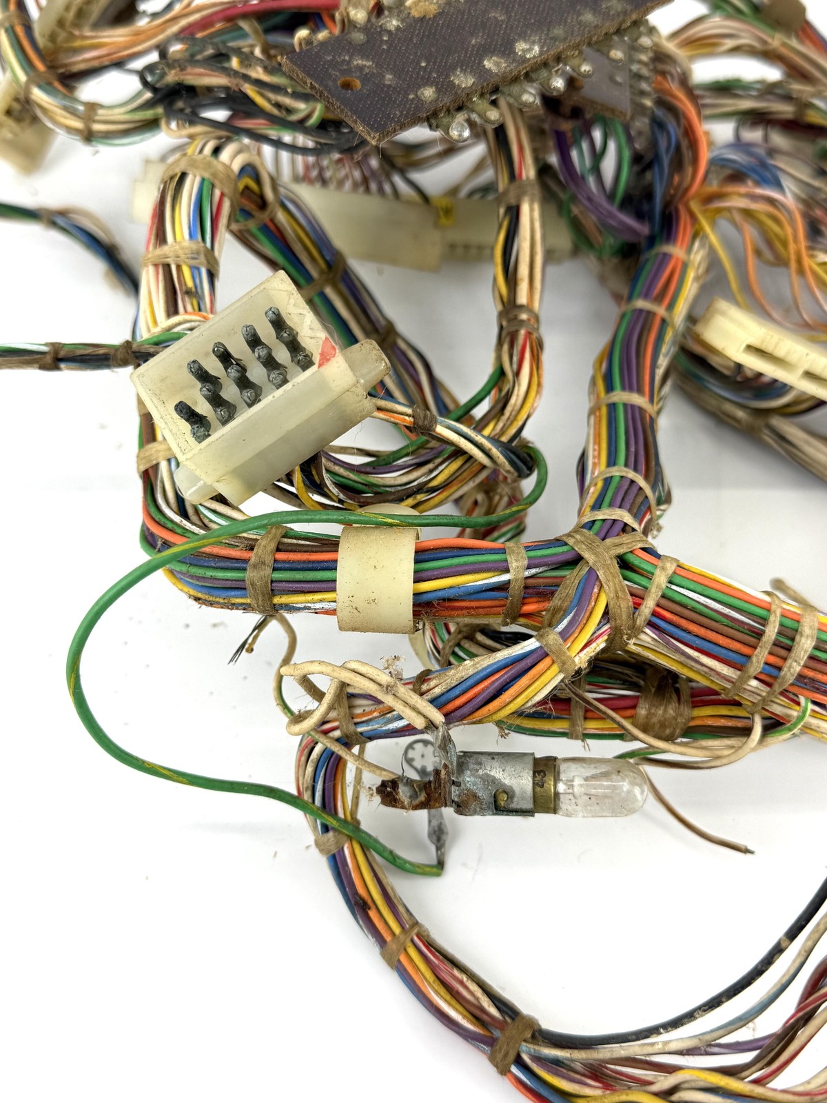 Vintage 1978 Sinbad Solid State Pinball Backbox Wiring Harness Multi-Color