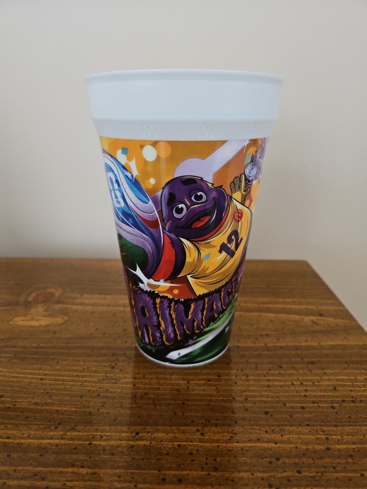 2026 McDonald’s Fifa World Cup Grimace Happy Meal Cup. Never Used New