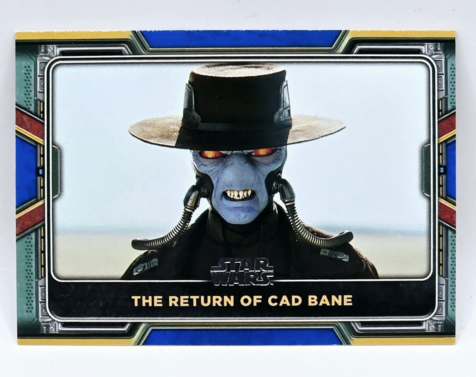 2022 Topps Star Wars The Book of Boba Fett BLUE Parallel Return Of Cad Bane