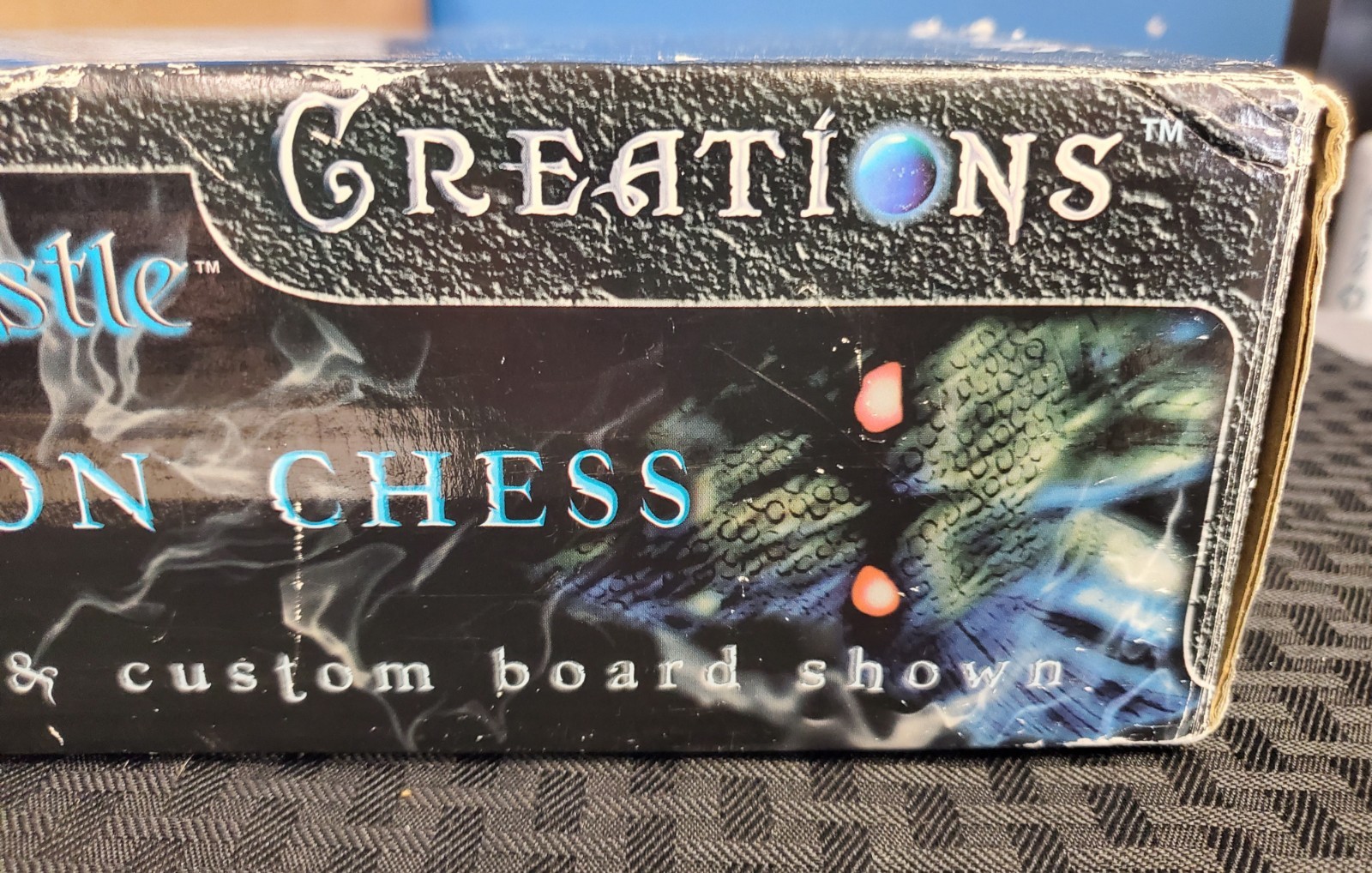 2003 Creations Mini DRAGON CHESS SET Dark Castle