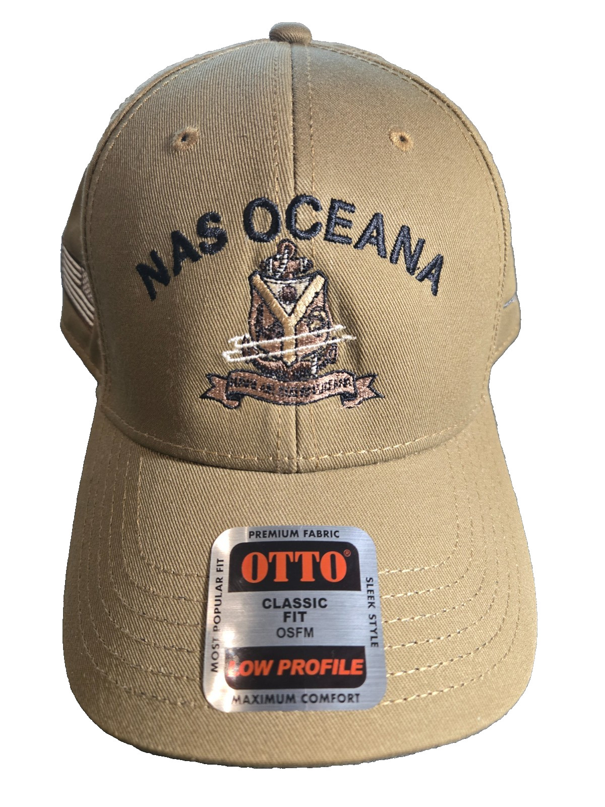 NAS OCEANA BALL CAP – COYOTE BROWN