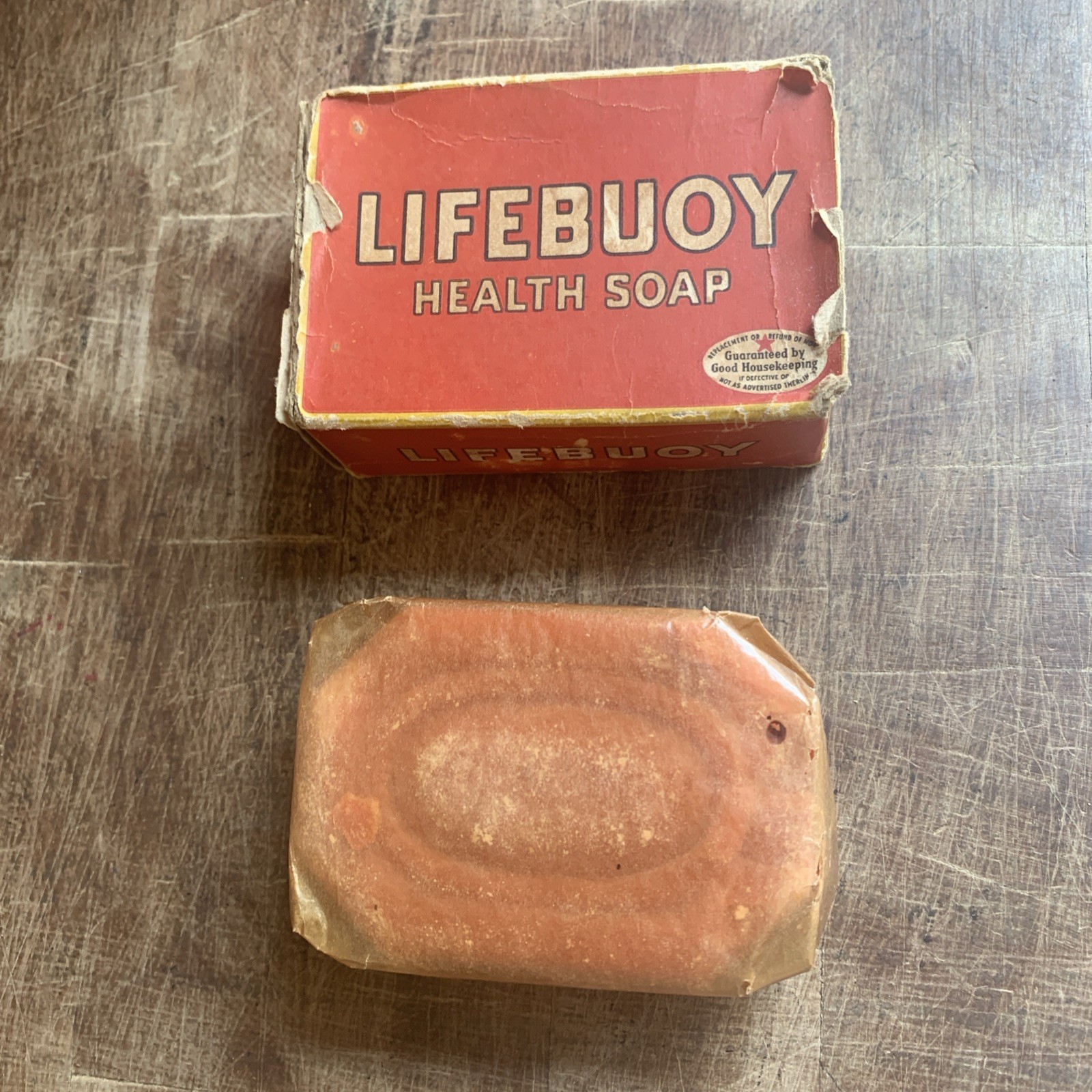 Vintage Lifebuoy Lever Brothers Health Soap Wrapped Original Box