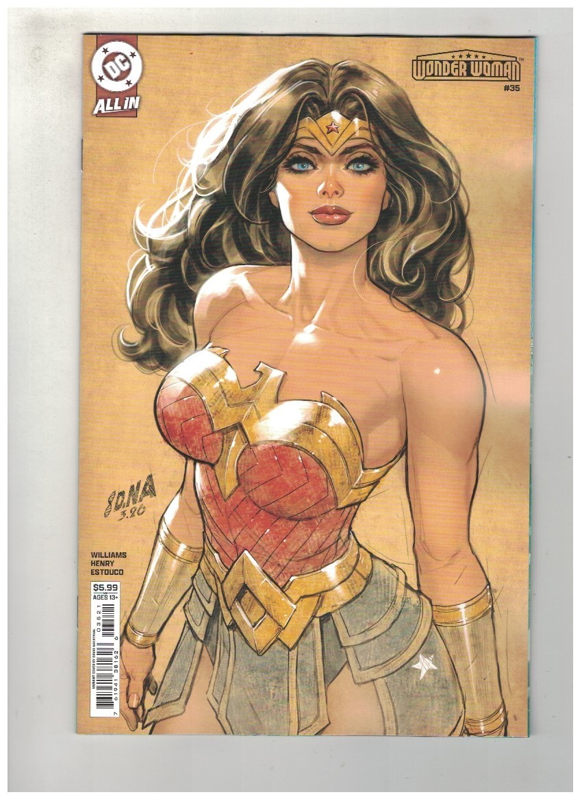 WONDER WOMAN #35 – DAVID NAKAYAMA CARDSTOCK VARIANT COVER – DC COMICS/2026