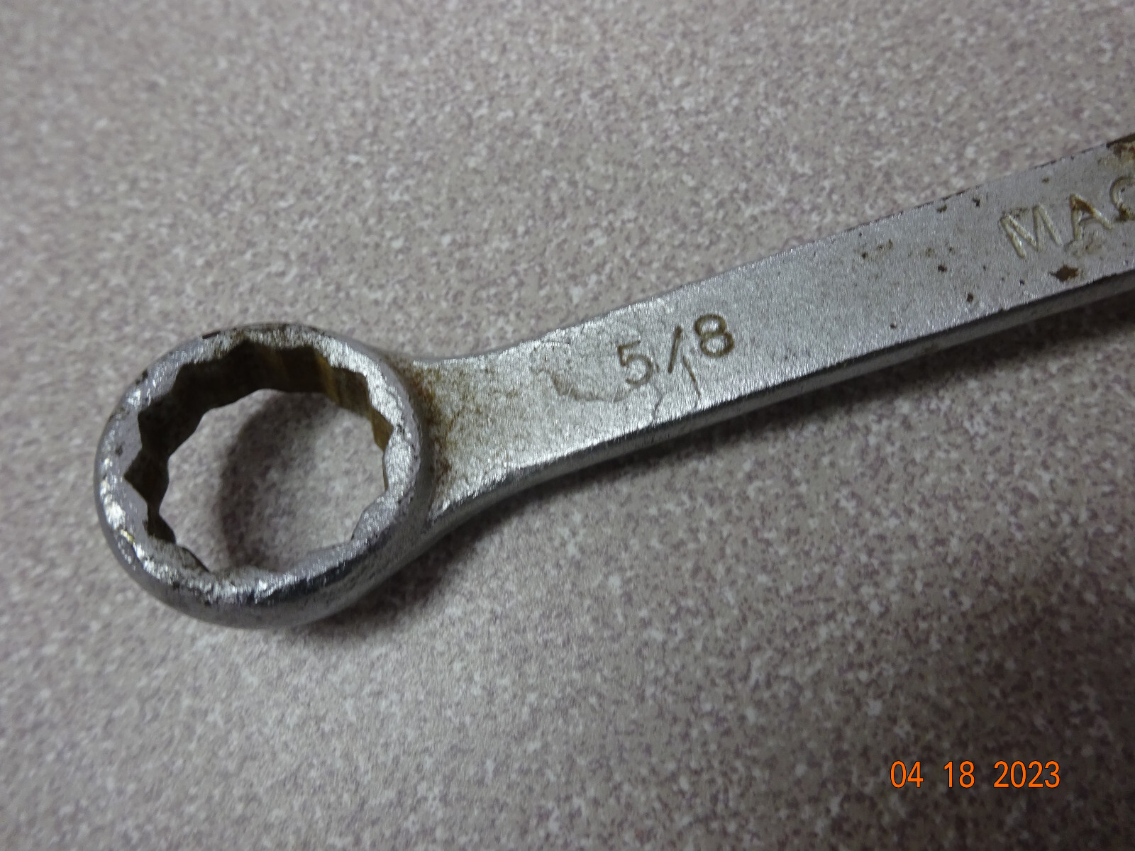 MAC Tools 5/8″ 12pt Offset Combination Wrench CA20 Sabina OH Made in USA Vintage