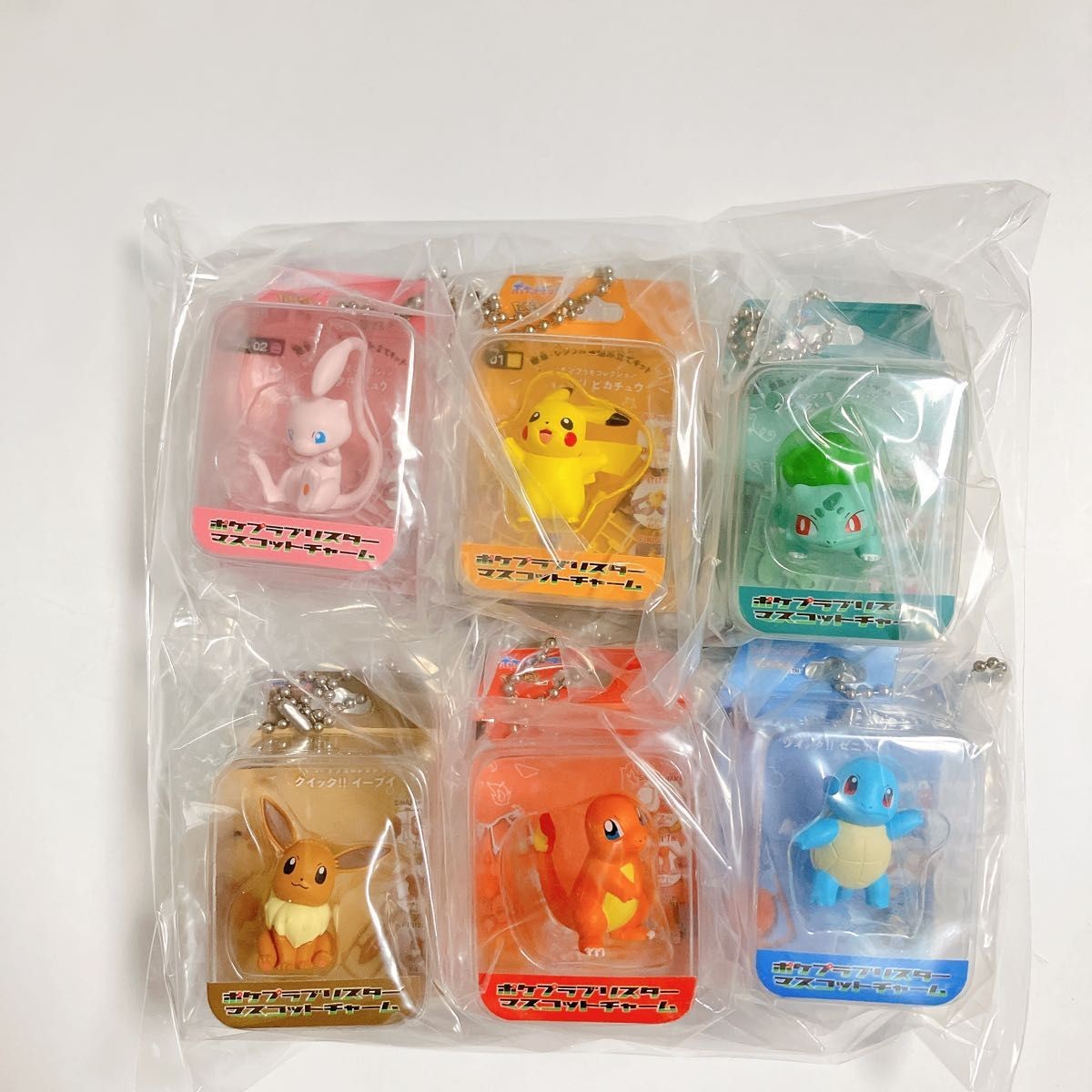 Bandai Pokemon Pokepla Plastic Model Mascot Charm Gashapon Complete Set NEW JP