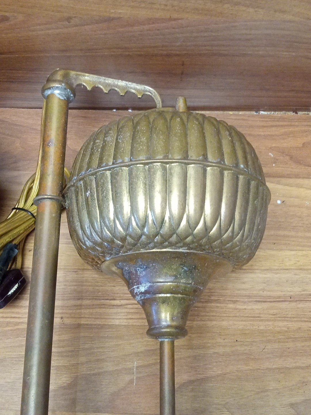 Vintage Sun Vapor Gravity Oil Lamps Canton Oh. Converted To Electricity Lot Of 2