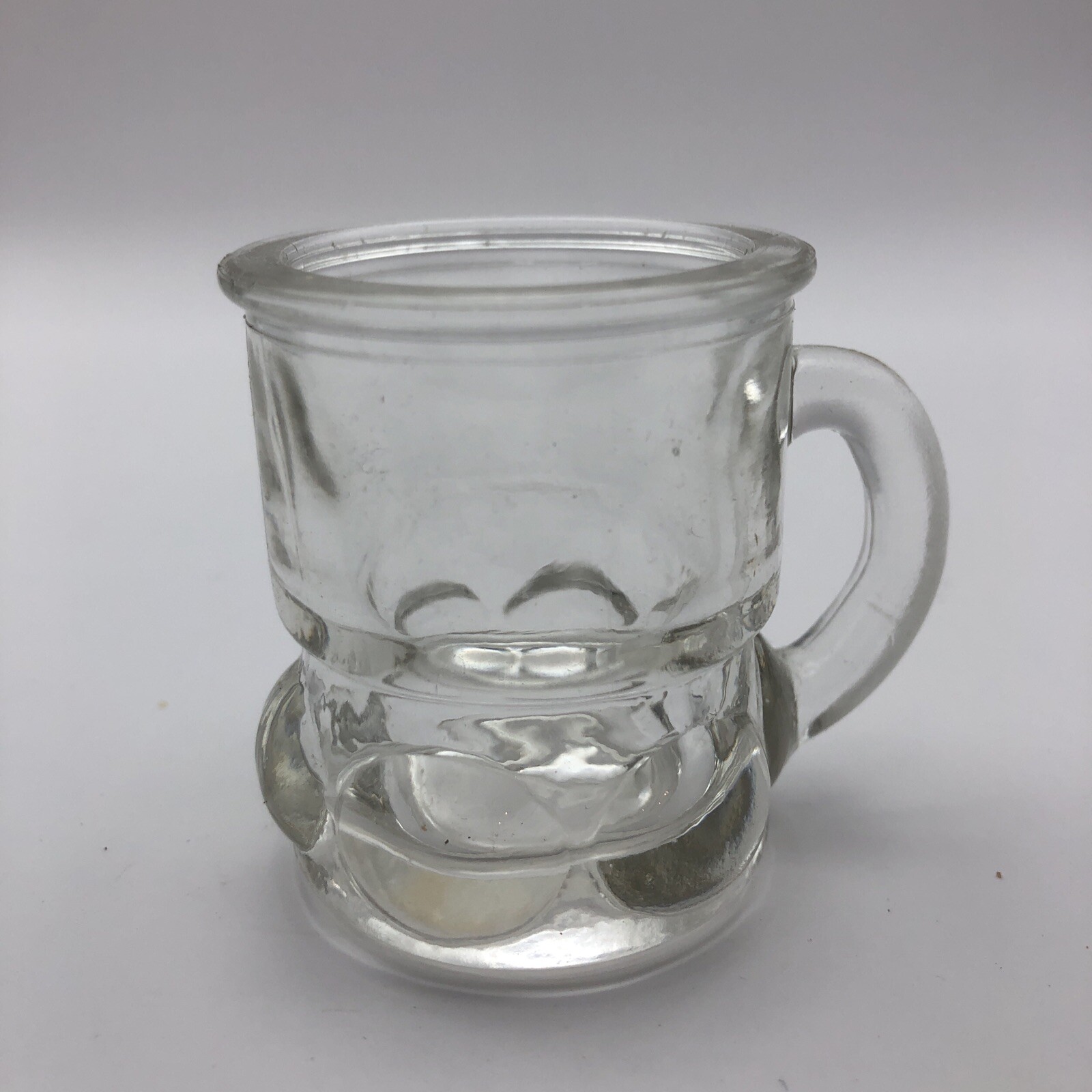 Vintage Federal Glass Mini Beer Mug Shot Glass Toothpick Holder VERY CUTE ITEM
