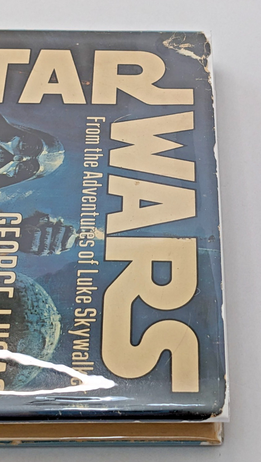 Star Wars 1976 True First Hardcover Edition S27 Gutter Code w/ Dust Jacket Mylar