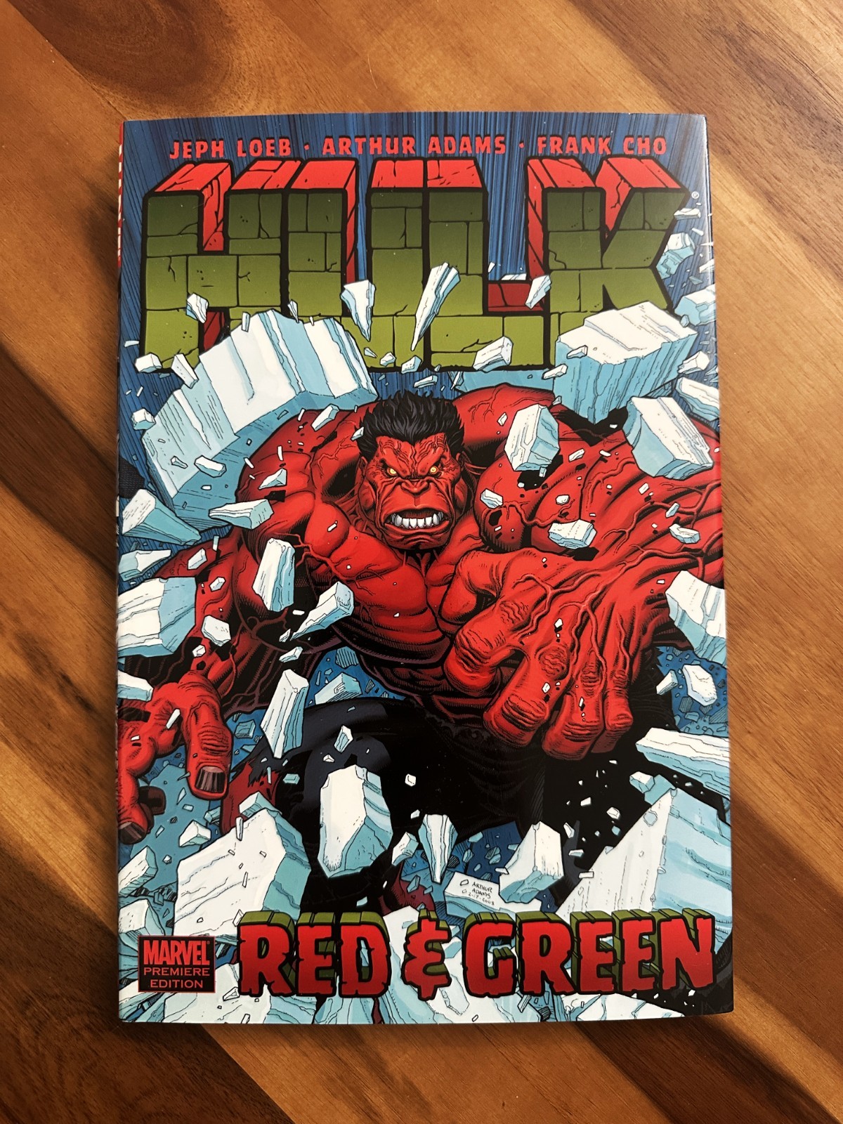 HULK (2009) #2 1st Hardcover OOP NM Dust Jacket Jeph Loeb Art Adams Frank Cho