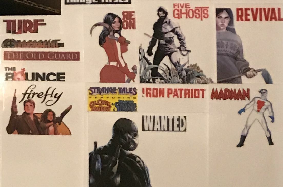 12 PRE LABELED HERO Comic Logo Dividers ANY STYLE Marvel DC Image Dark Horse