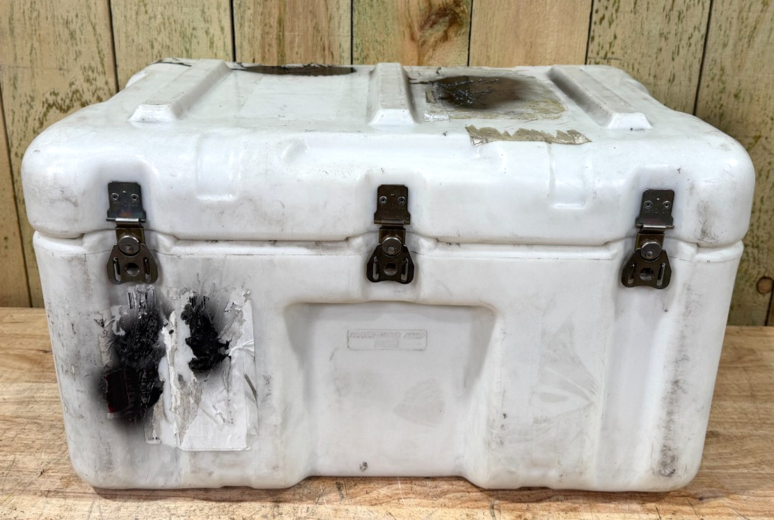 Pelican Hardigg Case 23x16x13.5″ White Waterproof Storage Footlocker