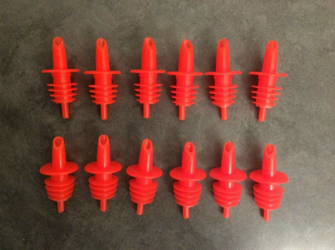 Free-Flow Liquor Bottle Speed Pourers, “Neon Orange”, 12 count – Bartender Pour