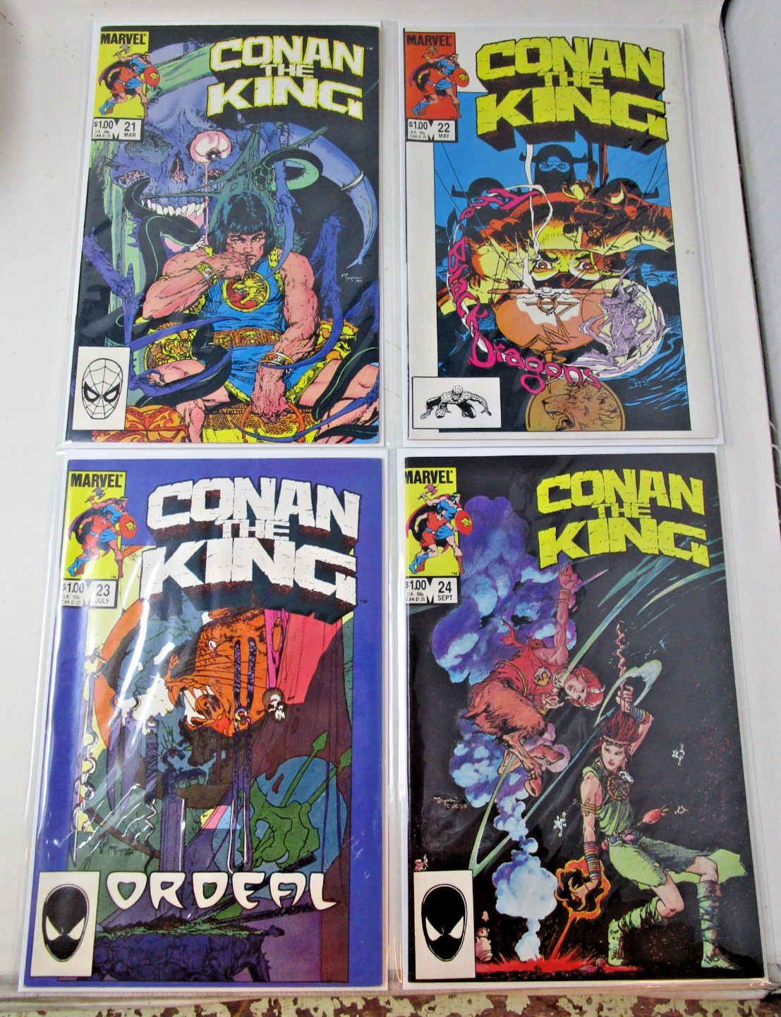 Conan the King #1-55 1980-89 [NM] High Grade Complete Set Marvel Vintage