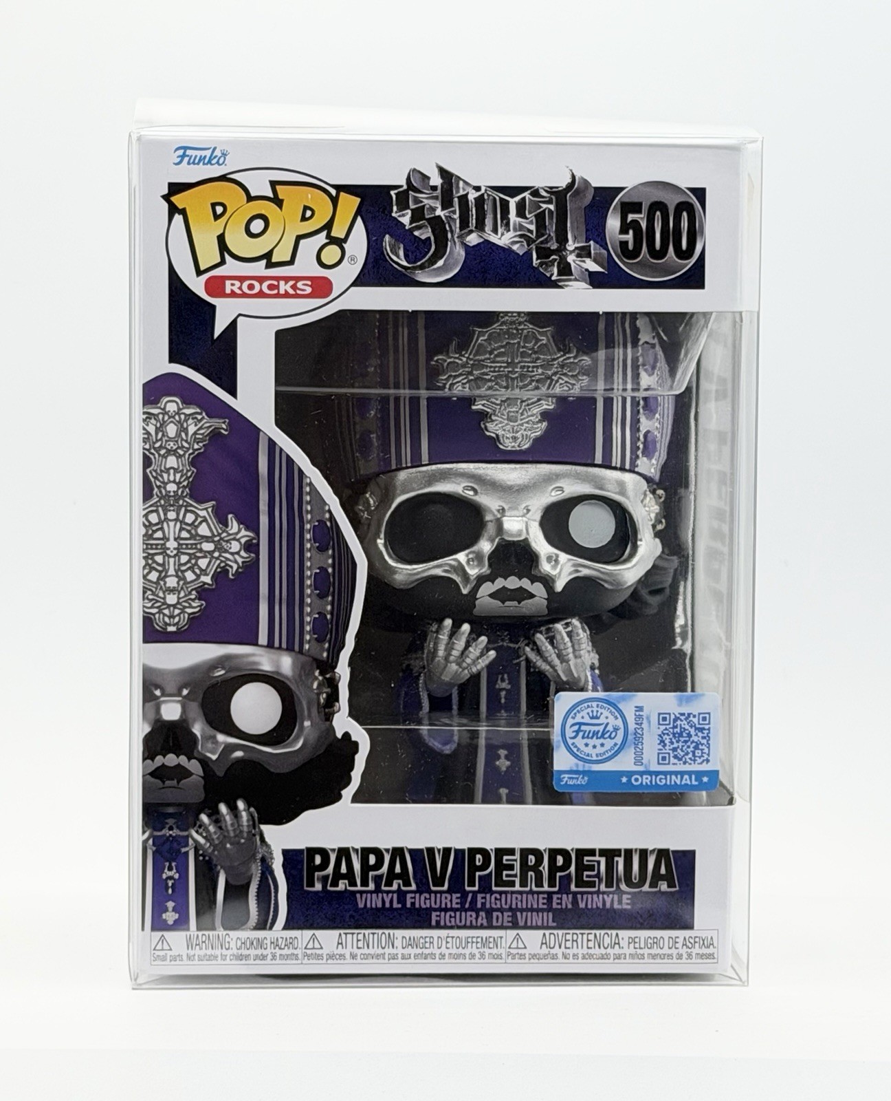 Funko Pop! Rocks: Ghost Papa V Perpetua #500 Hot Topic Exclusive w/Protector NEW