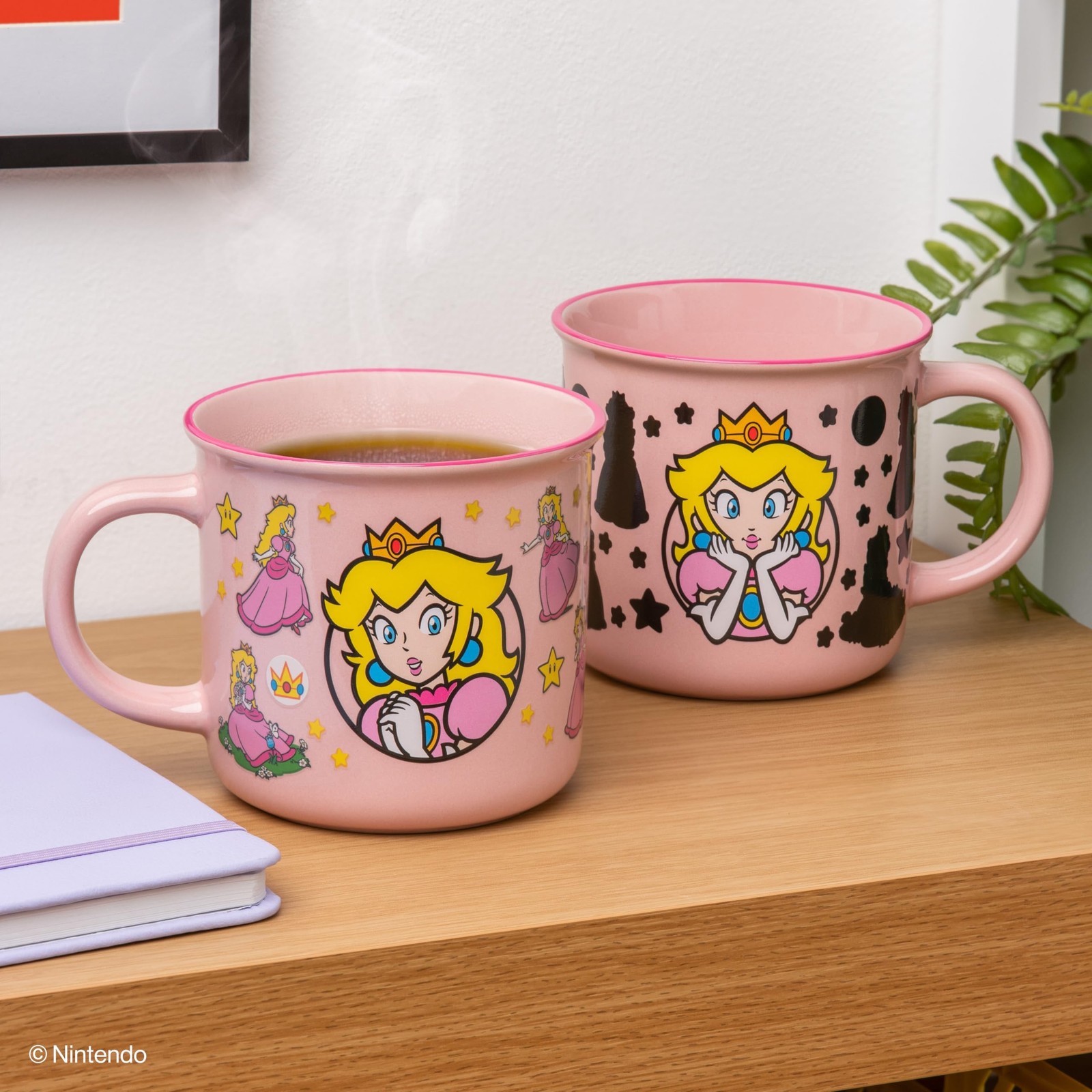 Paladone Super Mario Princess Peach Heat Change Mug 300Ml Officially Licensed