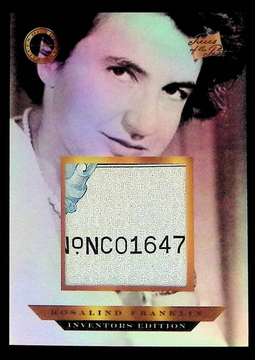 Rosalind Franklin 2025 Pieces of the Past Inventors Authentic Relic #538