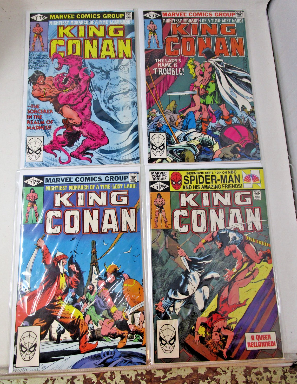 Conan the King #1-55 1980-89 [NM] High Grade Complete Set Marvel Vintage