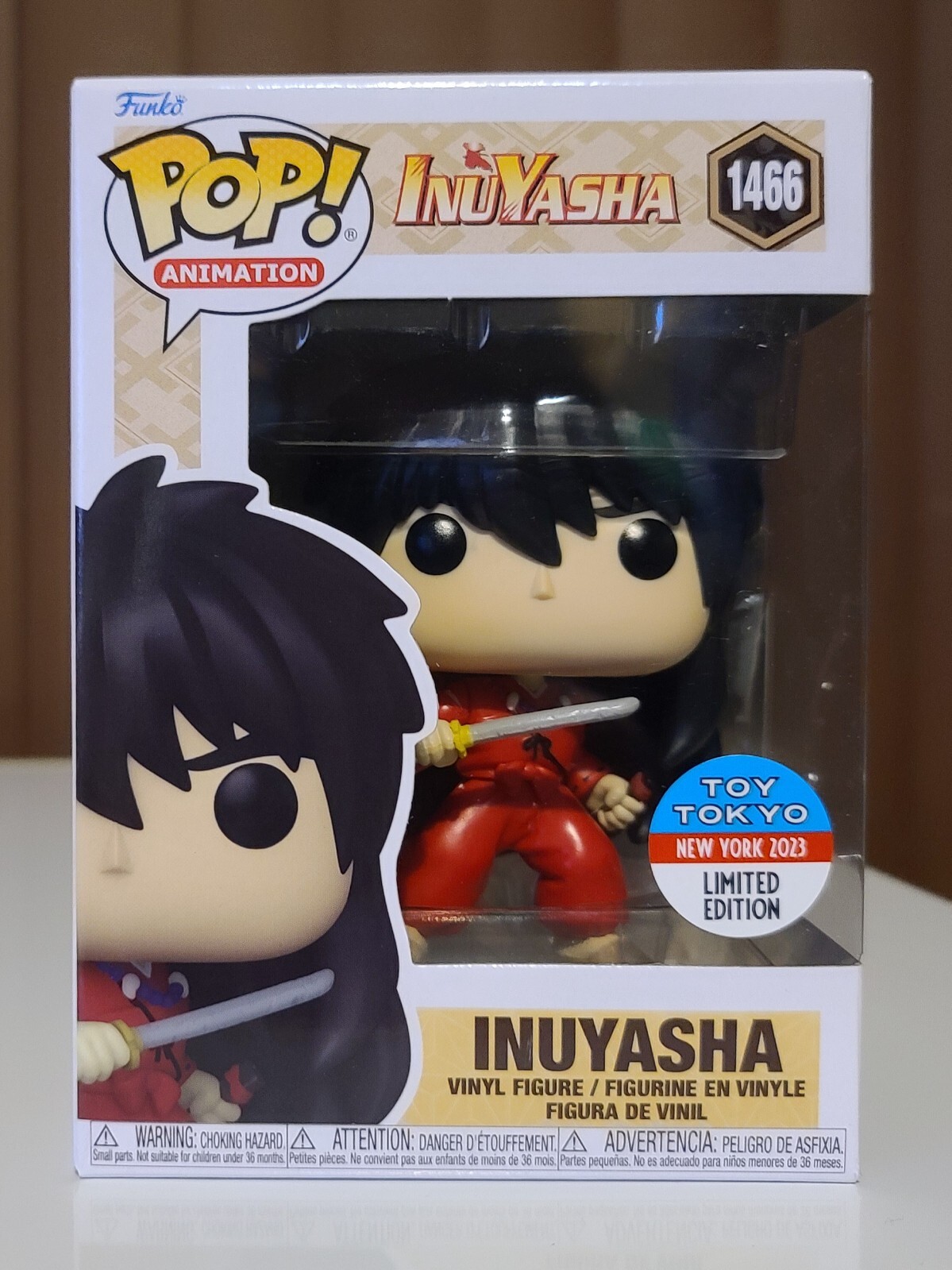 Funko Pop Animation Inuyasha 1466 NYCC Toy Tokyo 2023 Exclusive