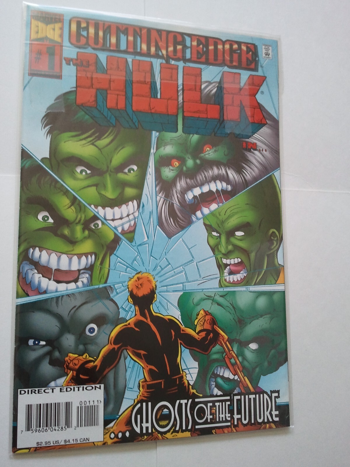 Cutting Edge The Hulk 1 NM 1st pr William Messner-Loebs Maestro Cvr 1995 Marvel