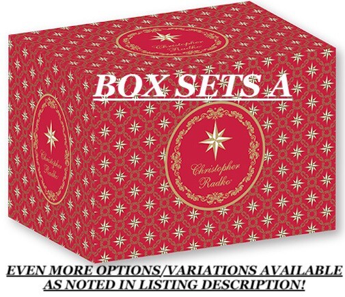 CHRISTOPHER RADKO | GIFT PRESENTATION BOX SET ✪NEW✪ RARE RETIRED BOXES ORNAMENTS