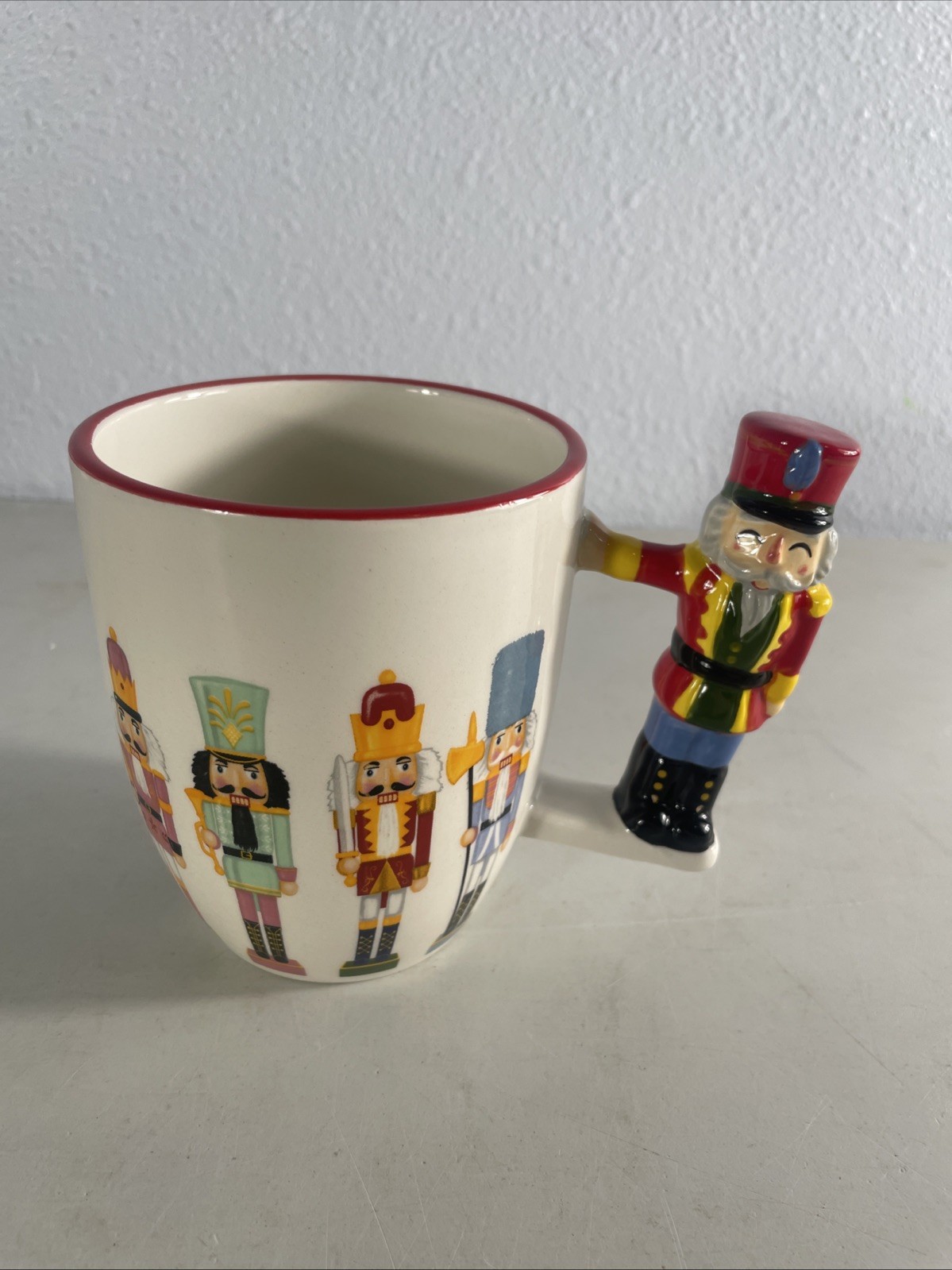 World Market Nutcracker Christmas Coffee Mug 4.5 Inches