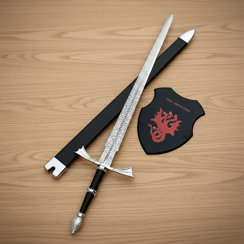 Handmade Damascus Steel Dark Sister Sword | Game of Thrones Daemon Replica