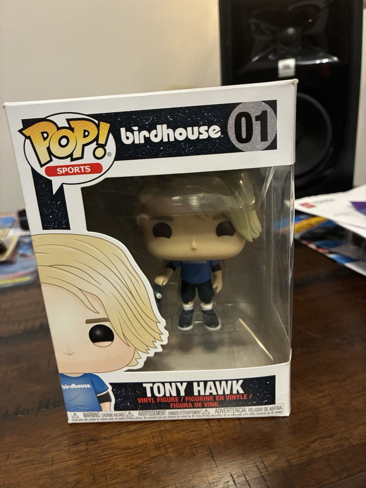 Funko Pop! Sports Tony Hawk Birdhouse #01 Pop! Figure in Protector