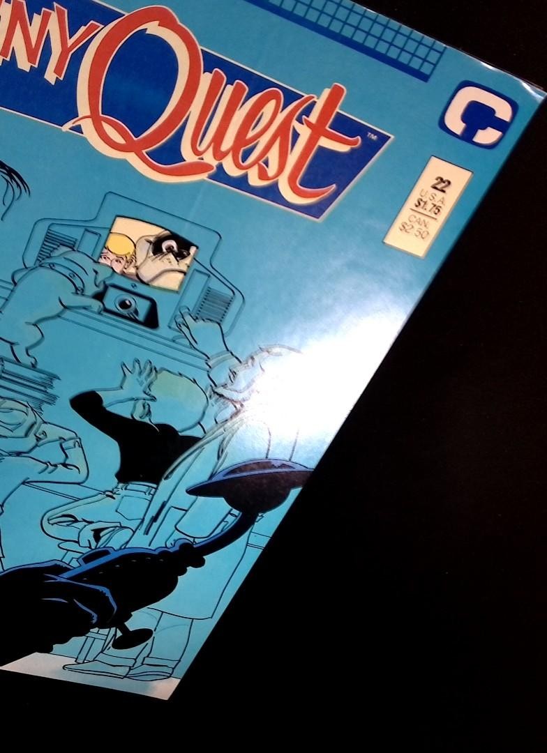 Jonny Quest #22 Comico 1987 William Messner-Loebs wrap around cover