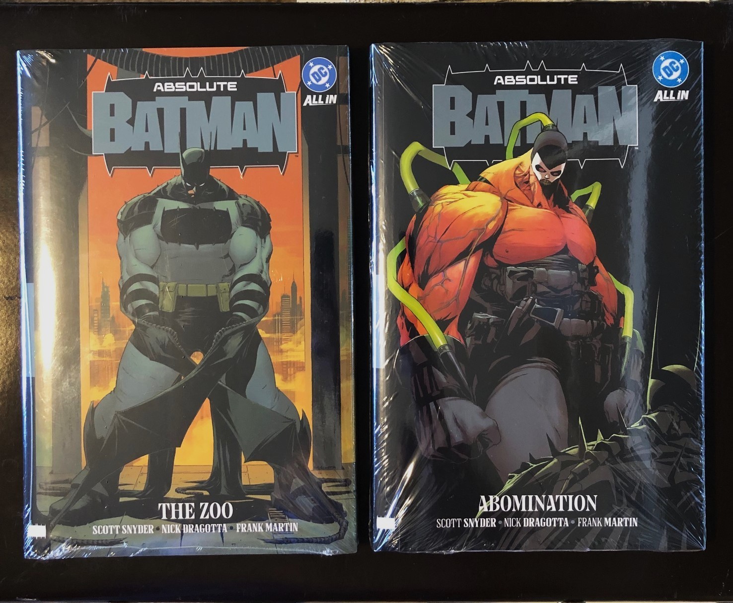 Absolute Batman Vol 1 & 2. The Zoo & the Abomination. Hardcover Sealed 2025-26.