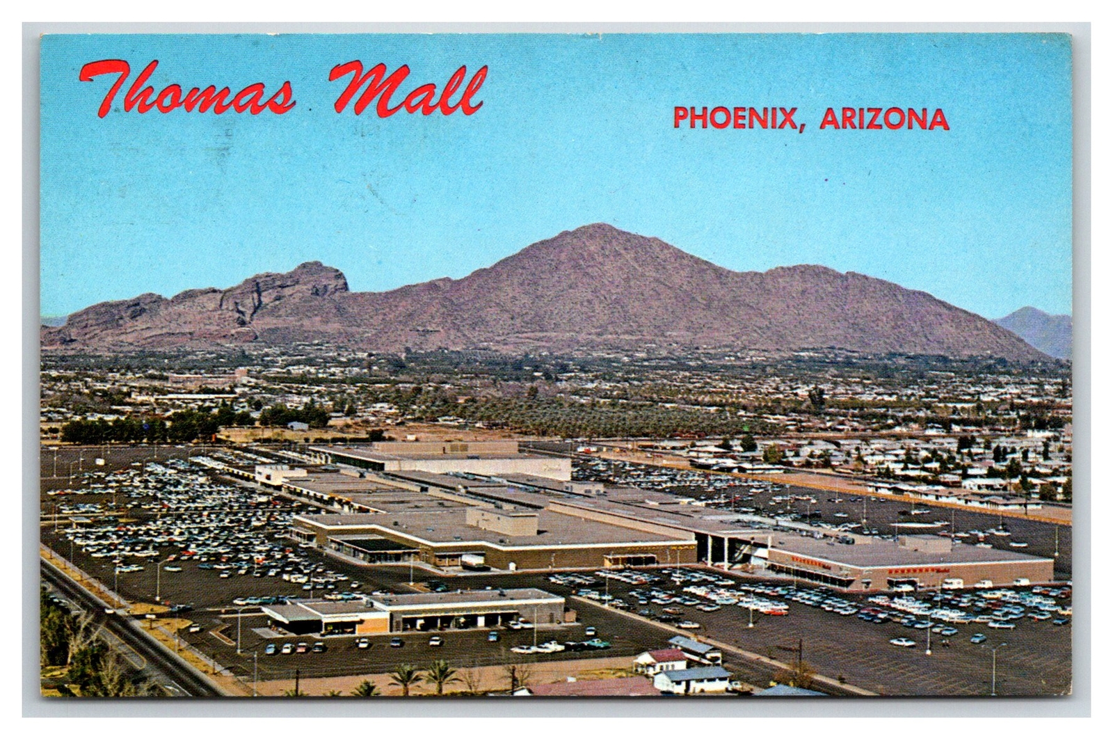 Phoenix Arizona ~ Thomas Mall Aerial ~ 44th st.