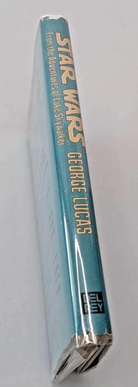 Star Wars 1976 True First Hardcover Edition S27 Gutter Code w/ Dust Jacket Mylar