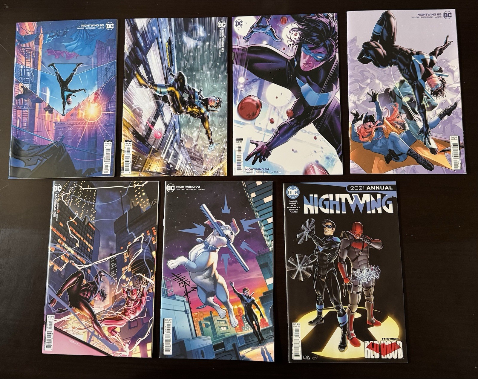 Nightwing #80 #82 #84 # 85 #91 #92 Jamal Campbell Variant Lot Plus 2021 Annual