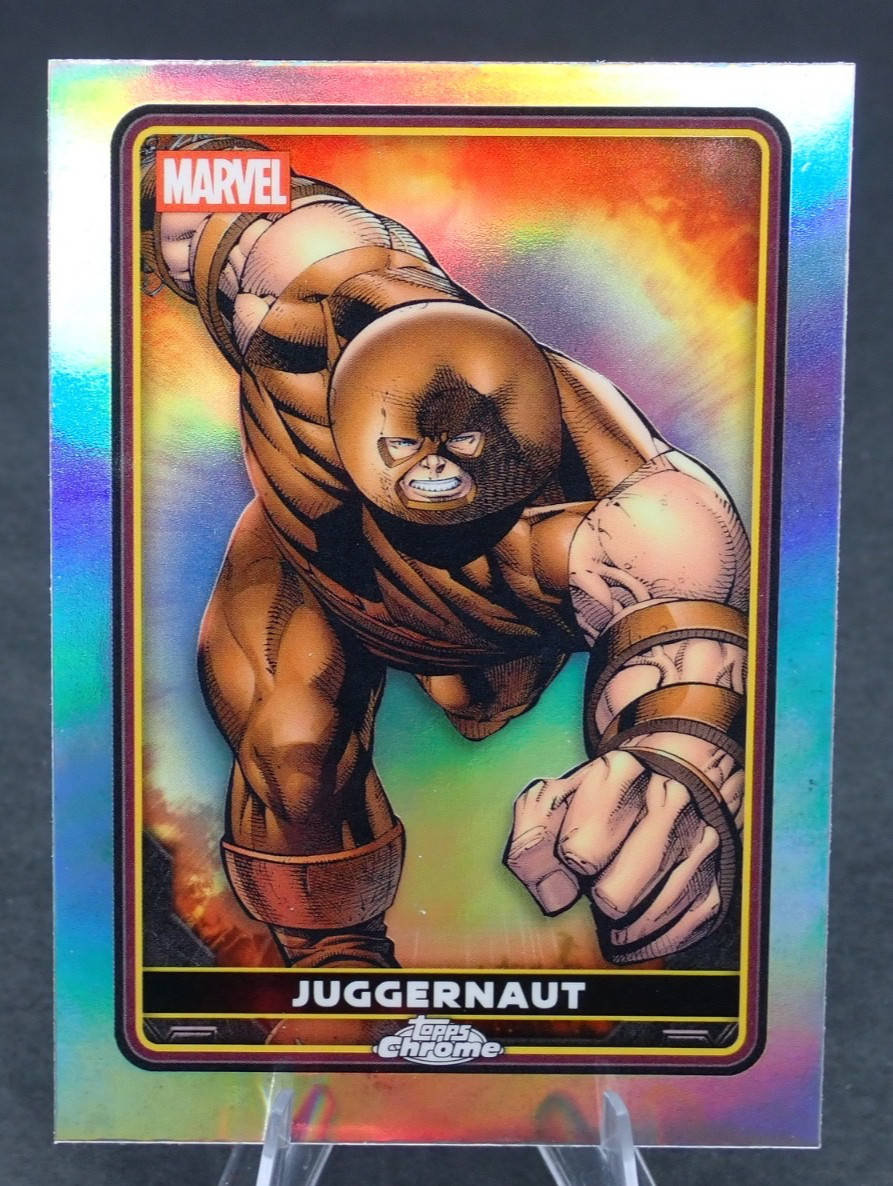 Deadpool Juggernaut Marvel 2025 Topps Chrome Refractor Cain Marko #9