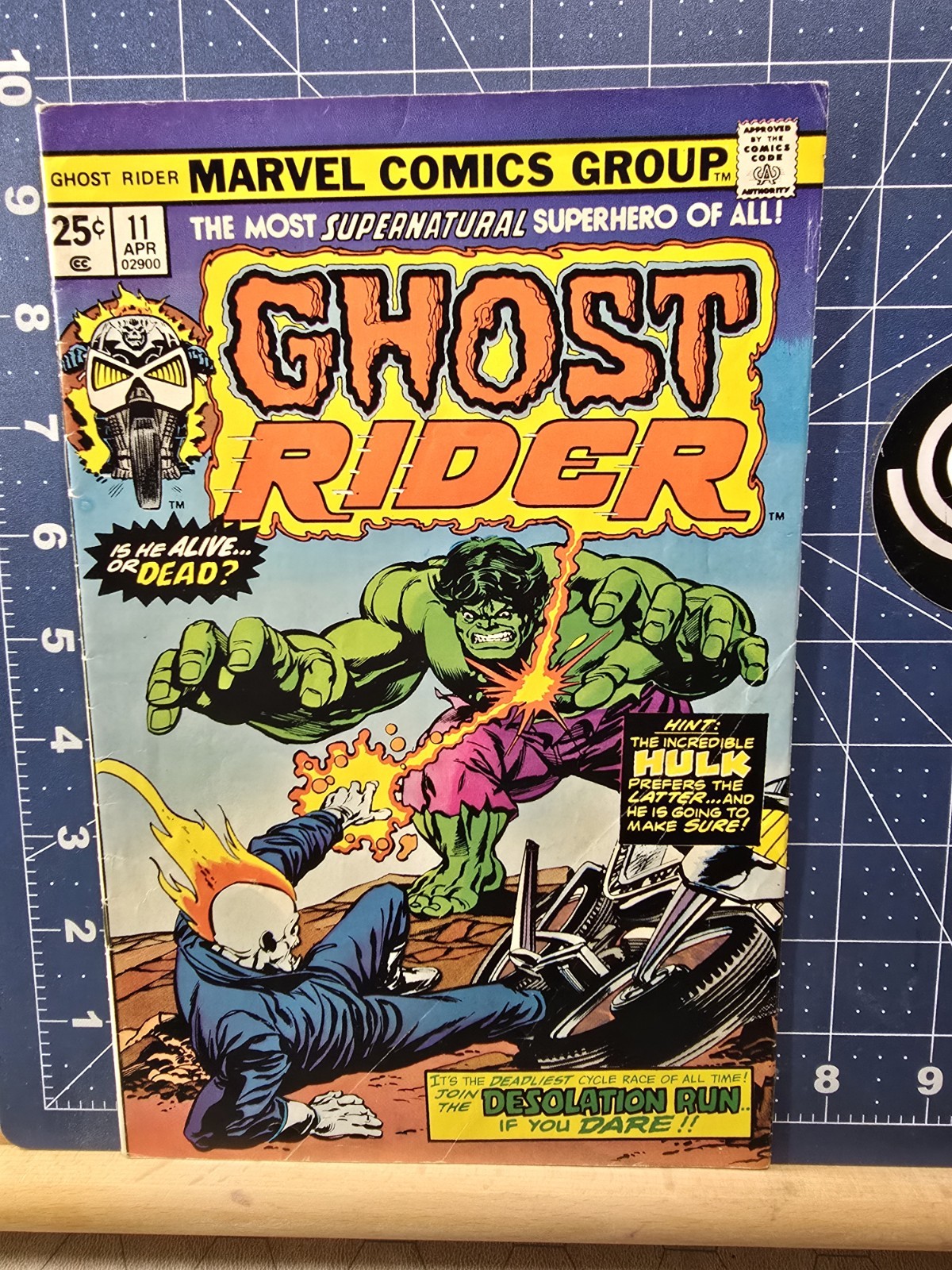 Ghost Rider #11 Marvel (1975) Hulk Crossover