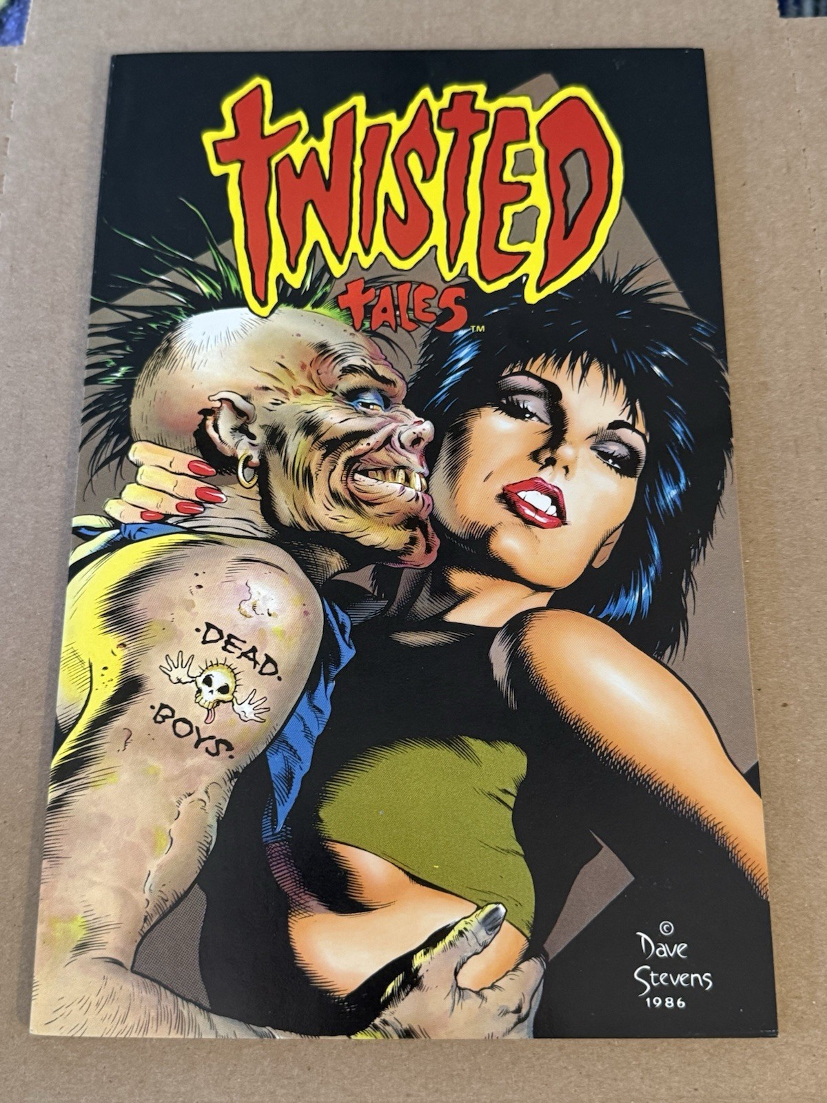 TWISTED TALES #1 – ECLIPSE HORROR – 1988 ONE SHOT – DAVE STEVENS COVER ART F/VF