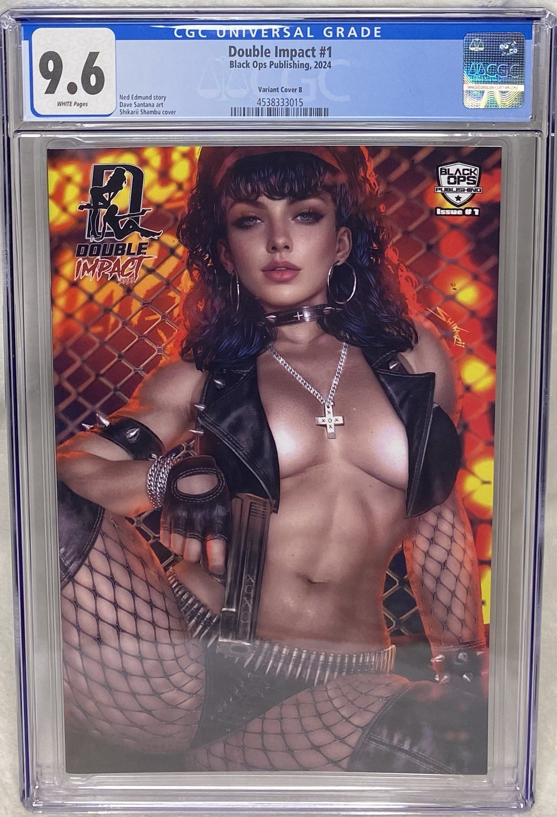 Power Hour – Kickstarter – Double Impact #1 Shikarii Edition B CGC 9.6 NM+
