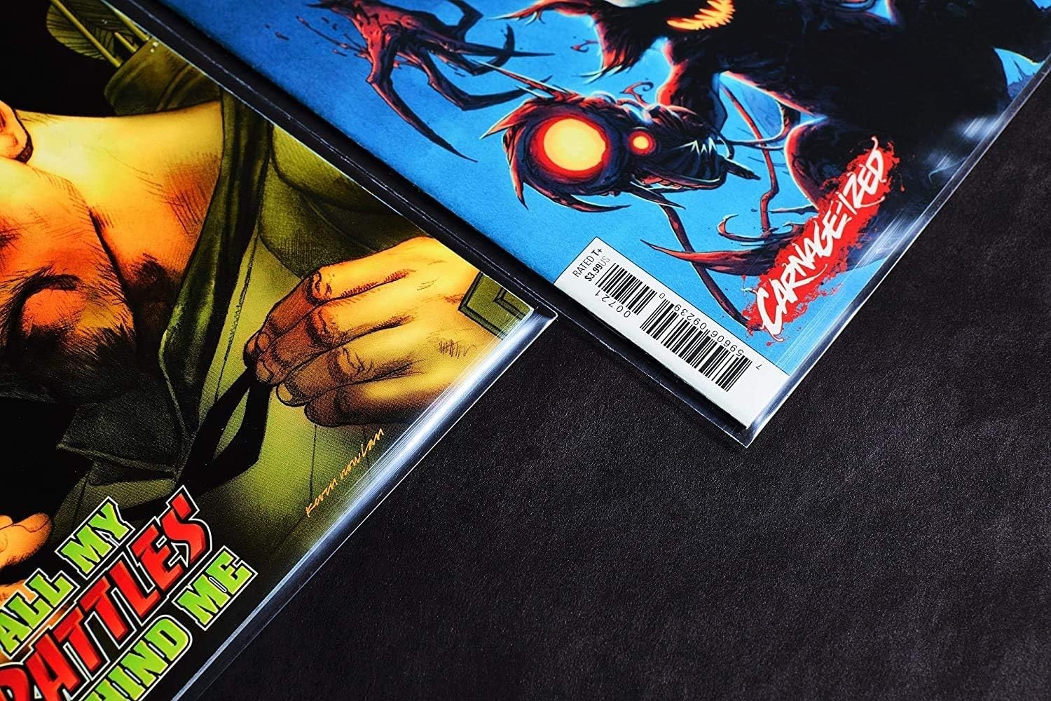 Protective Comic Book Sleeves – Hard Backing Boards Included//