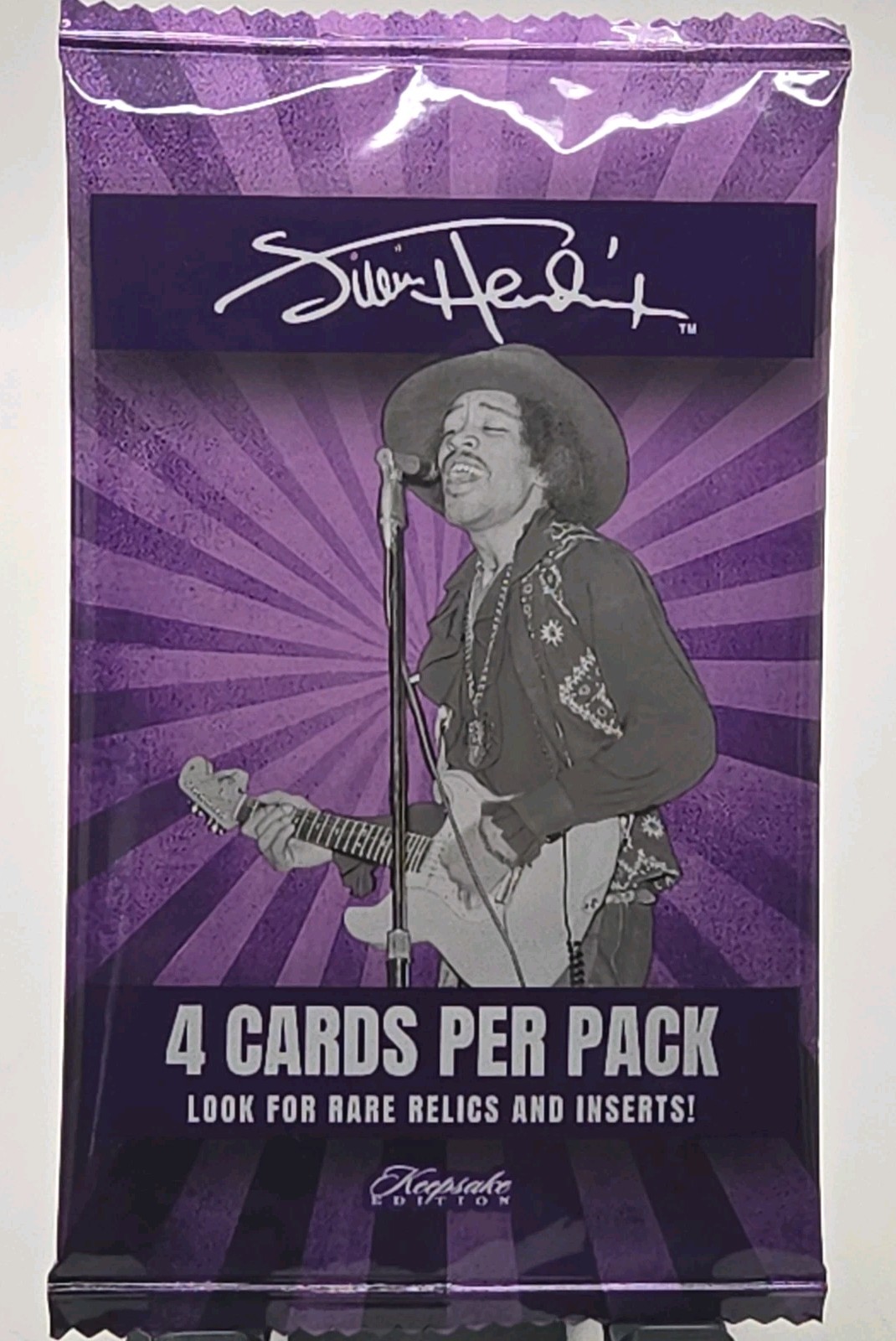 Keepsake Authentic Jimi Hendrix Collection 4 Card Pack